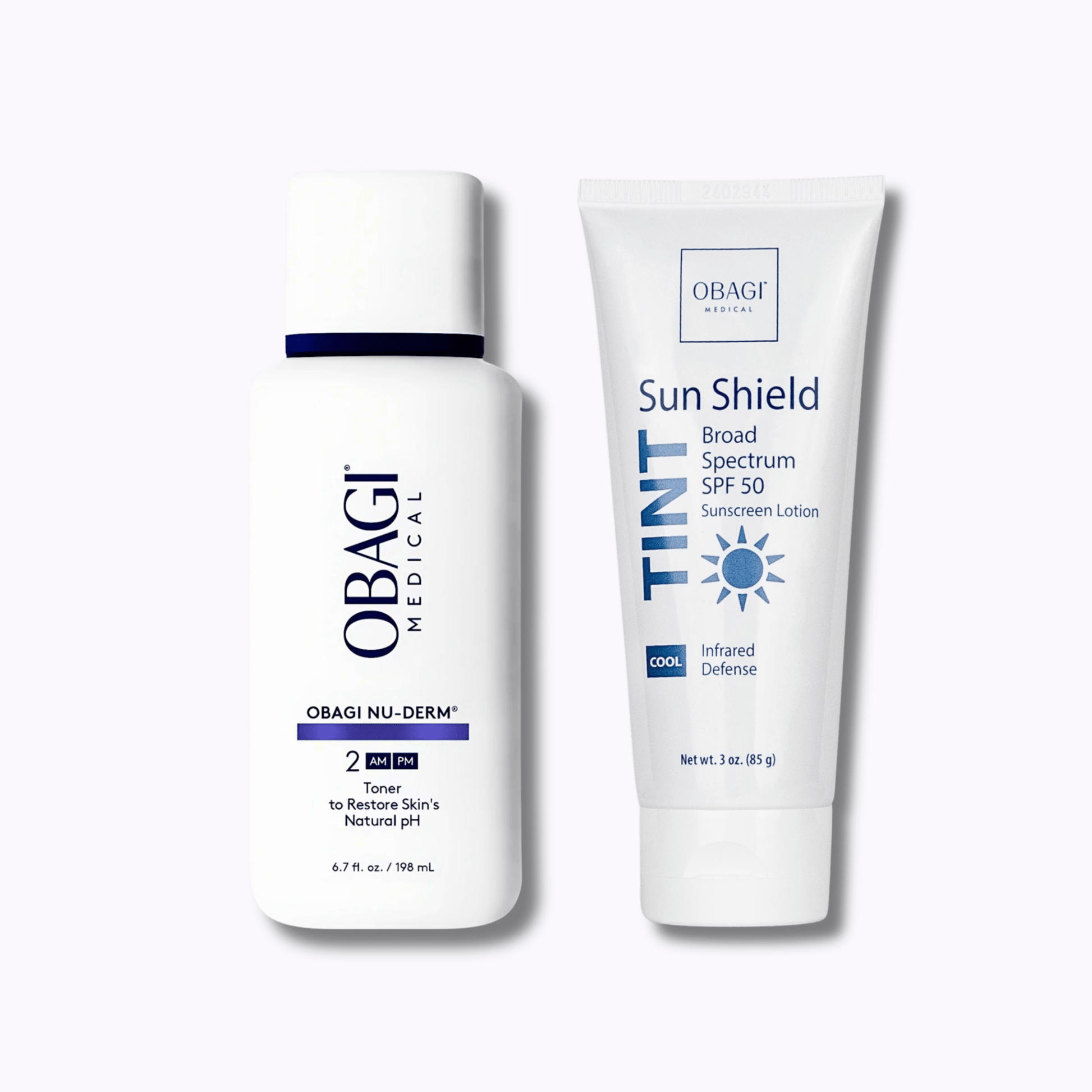 Obagi Nu - Derm Toner & Sun Shield Cool Set - DermStreet