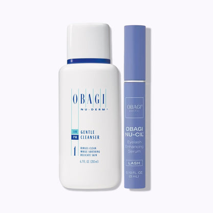 Obagi Gentle Cleanser & Nu-Cil Eyelash Serum