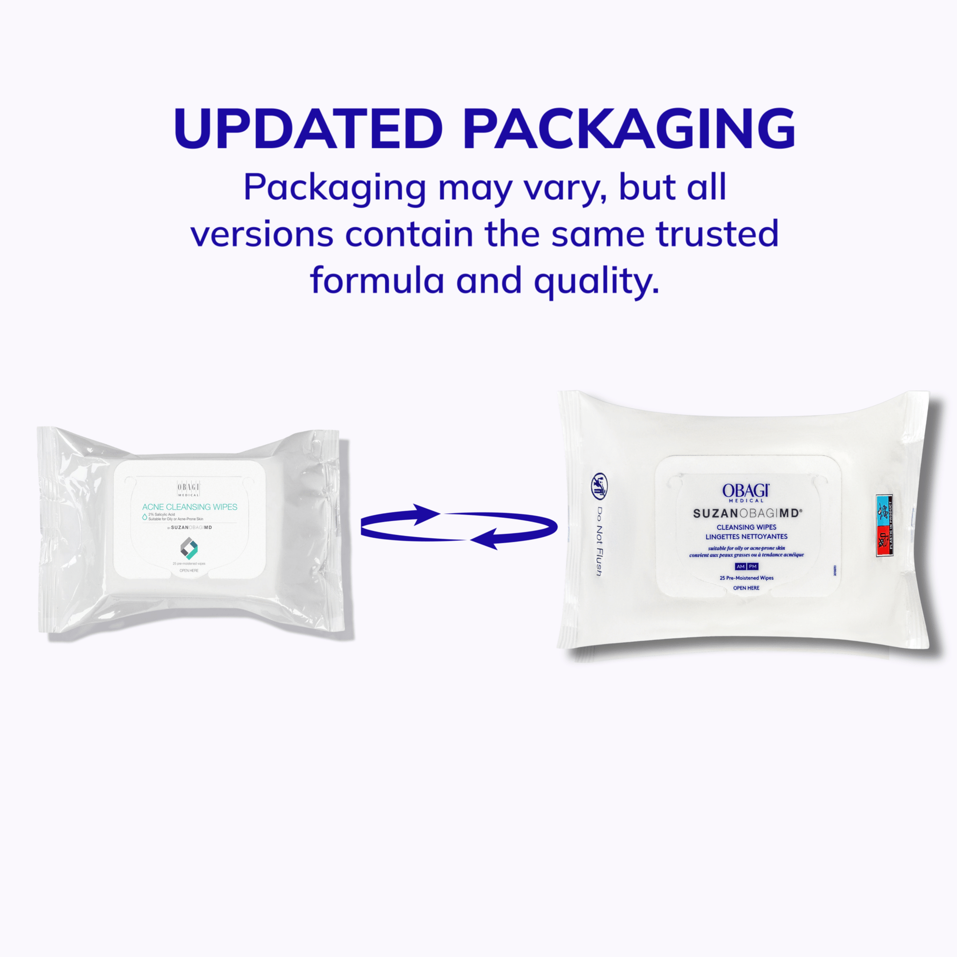 Obagi SUZANOBAGIMD Acne Cleansing Wipes - DermStreet