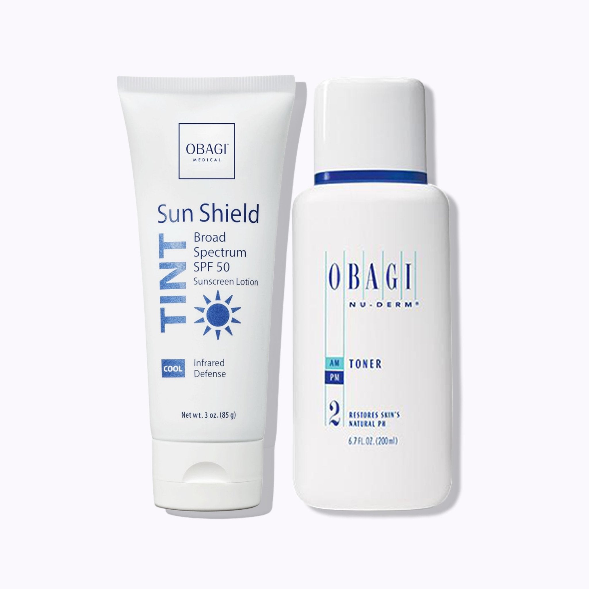 Obagi Nu - Derm Toner & Sun Shield Cool Set - DermStreet