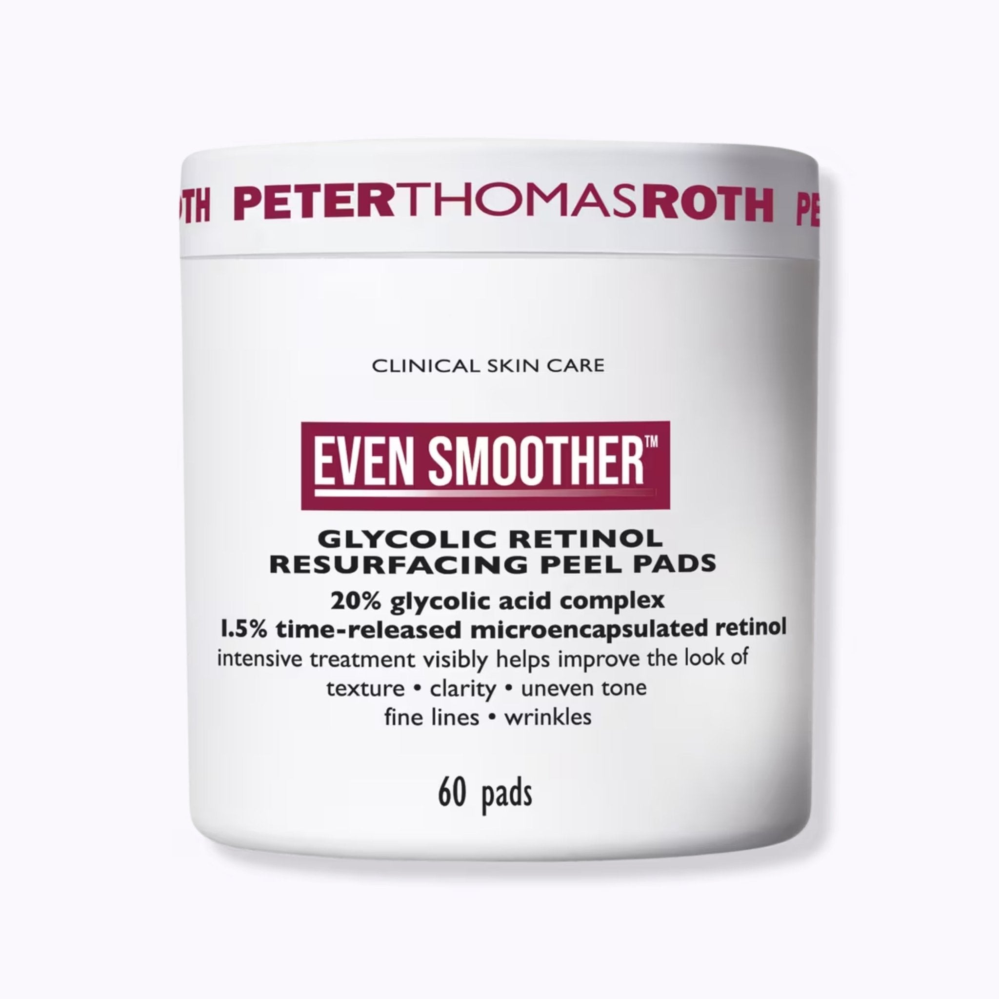 Peter Thomas Roth Even Smoother™ Glycolic Retinol Resurfacing Peel Pads - DermStreet