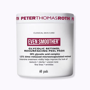 Peter Thomas Roth Even Smoother™ Glycolic Retinol Resurfacing Peel Pads