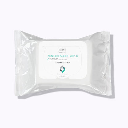 Obagi SUZANOBAGIMD On the Go Cleansing Wipes for Oily or Acne Prone Skin (25 count)