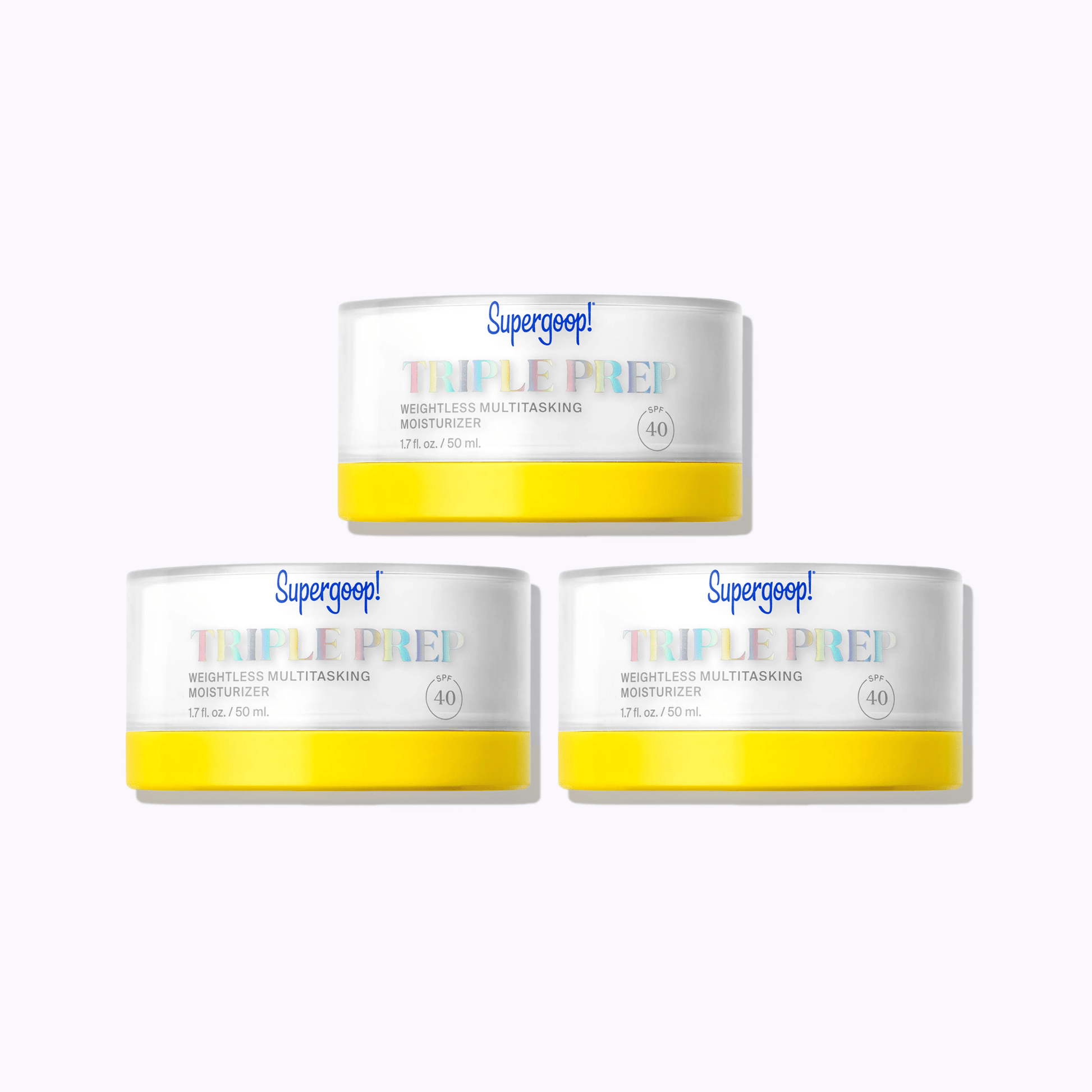 Supergoop! Triple Prep Weightless Multitasking Moisturizer SPF 40 - DermStreet