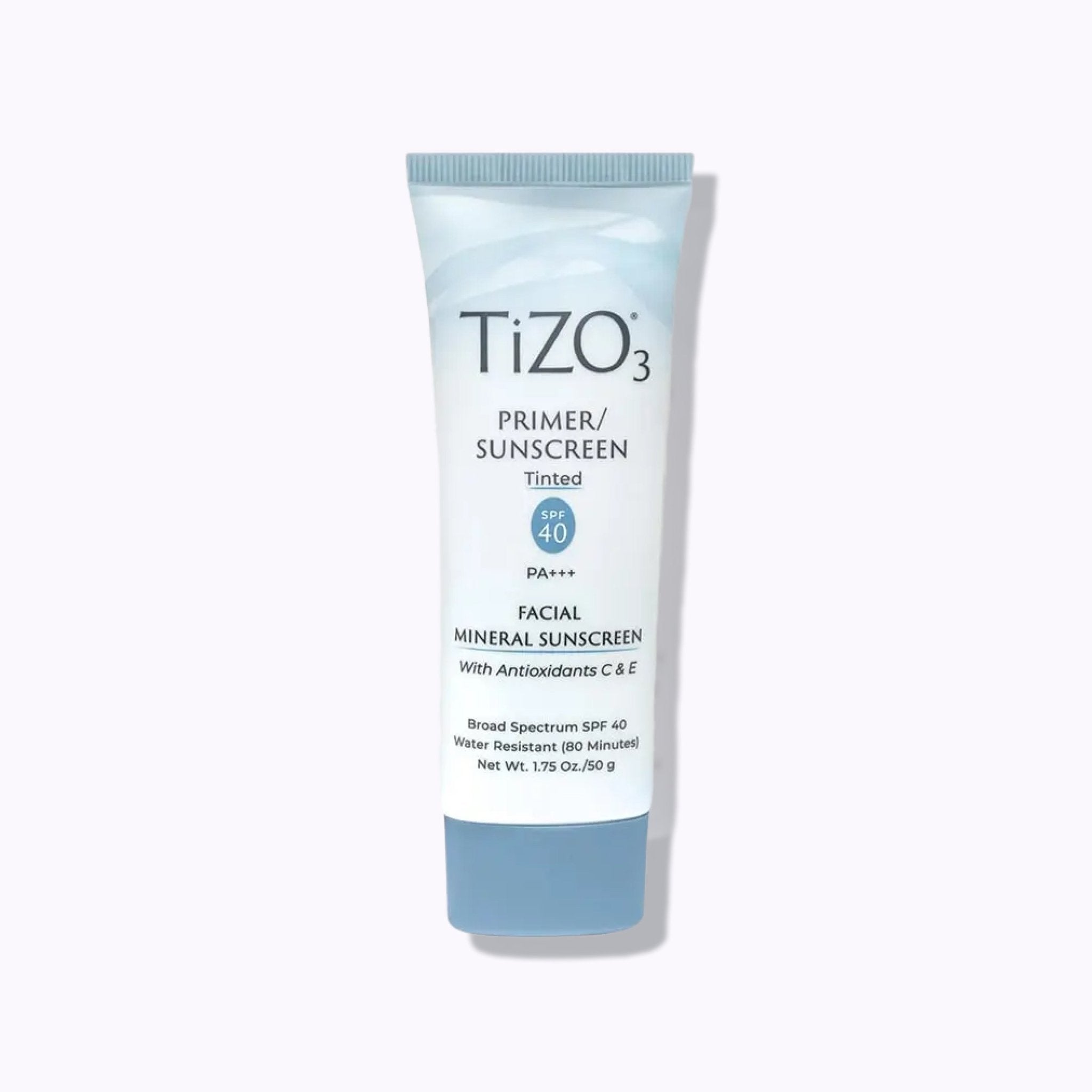 TiZO 3 Facial Mineral Sunscreen and Primer Tinted SPF40 - DermStreet