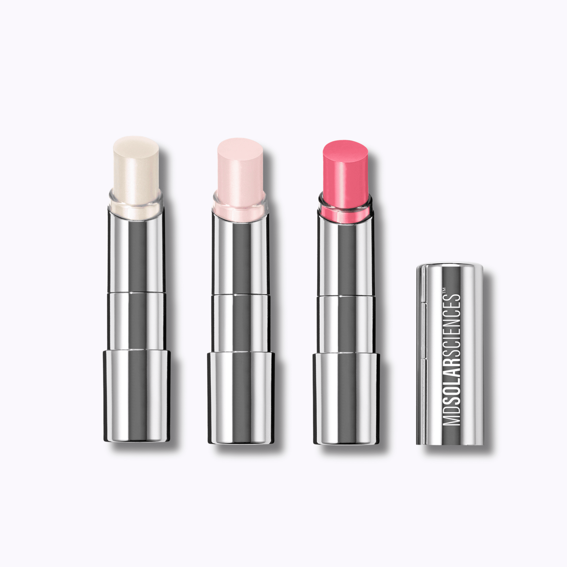 MDSolarSciences Hydrating Sheer Lip Balm Trio SPF 30 The Neutrals (Dream, Crystal, Shimmer) - DermStreet