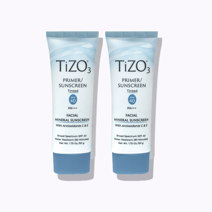 TiZO 3 Facial Mineral Sunscreen and Primer Tinted SPF40 - DermStreet