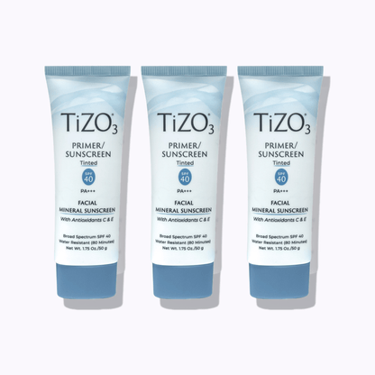 TiZO 3 Facial Mineral Sunscreen and Primer Tinted SPF40 - DermStreet
