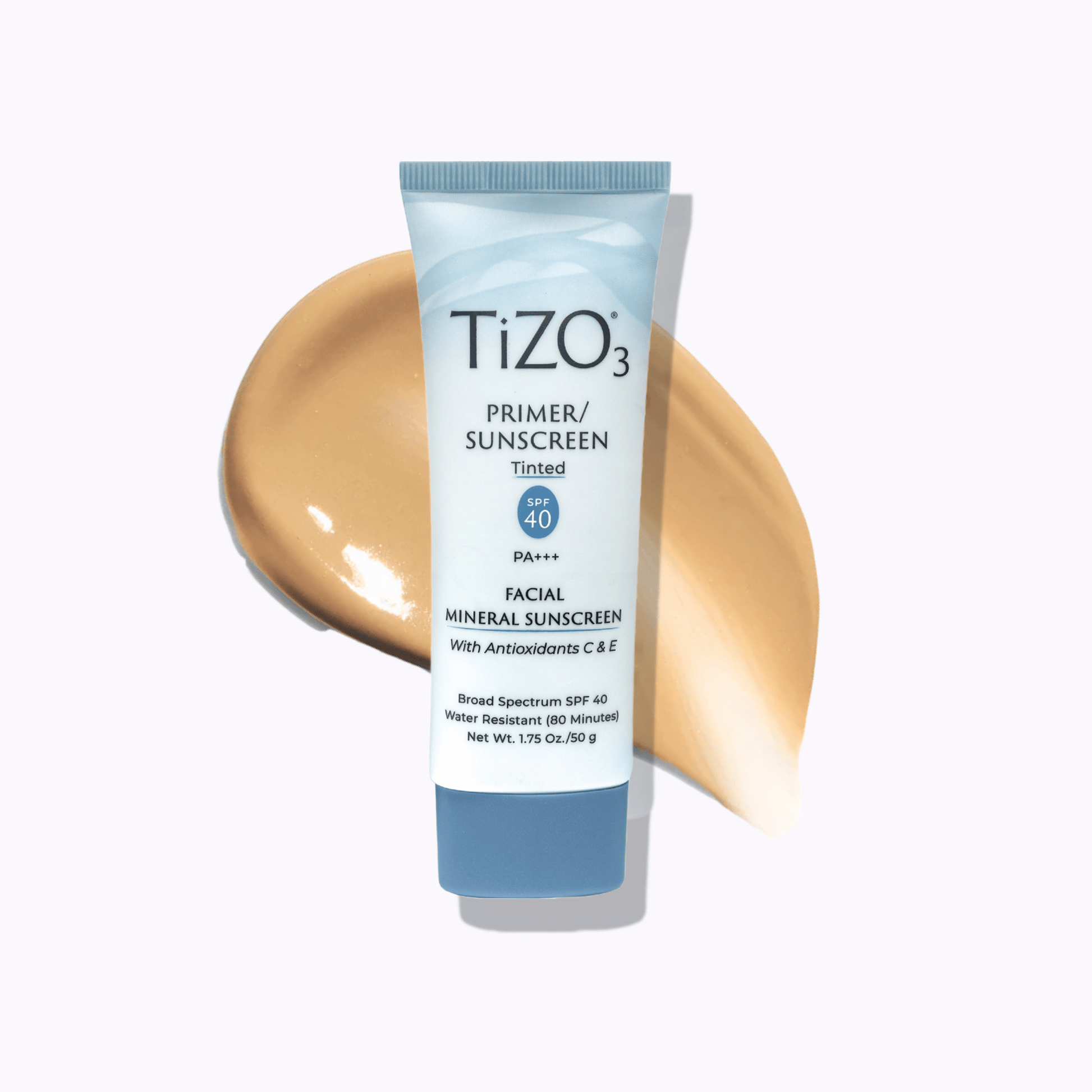 TiZO 3 Facial Mineral Sunscreen and Primer Tinted SPF40 - DermStreet