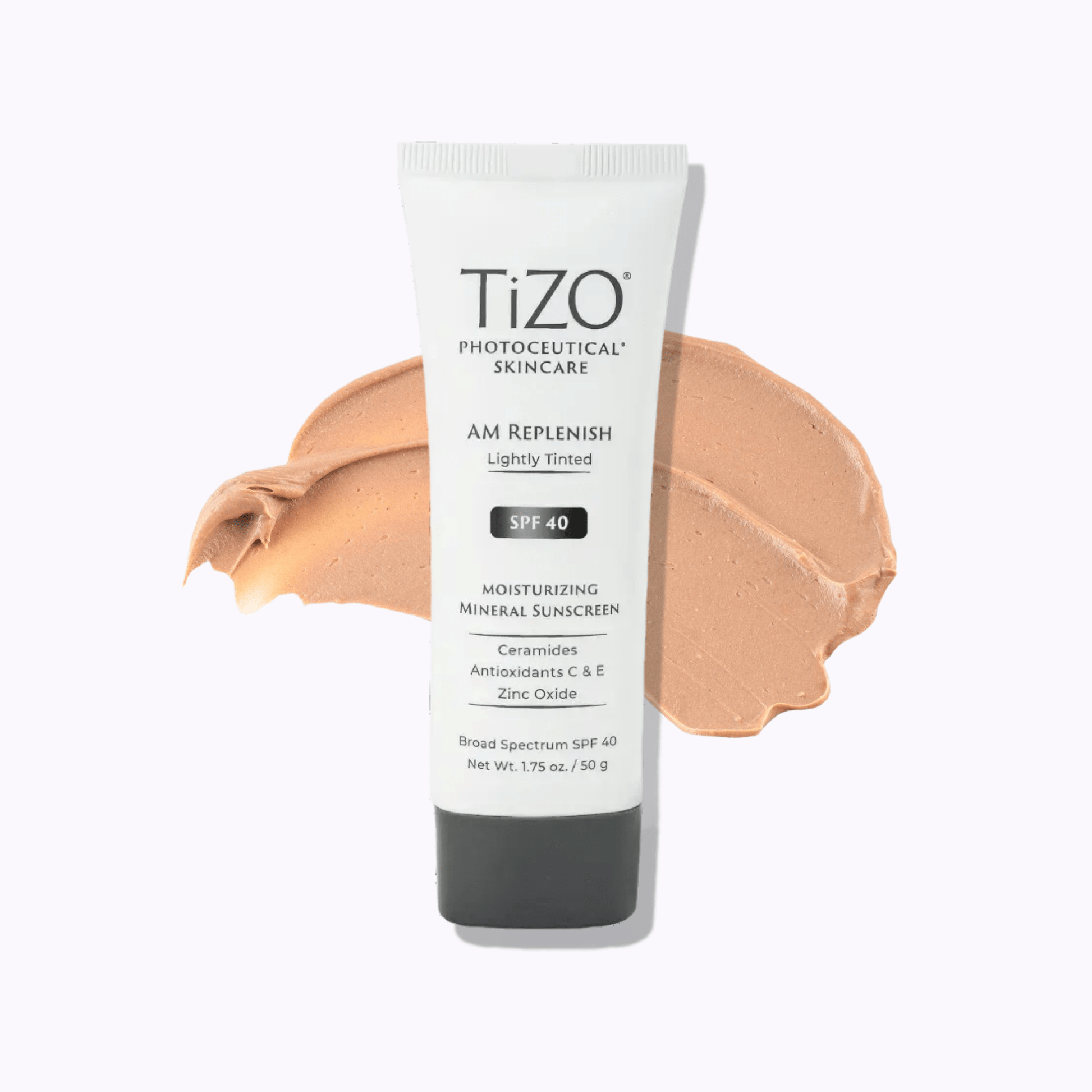 TiZO Photoceutical AM Replenish Lightly Tinted SPF 40 - DermStreet
