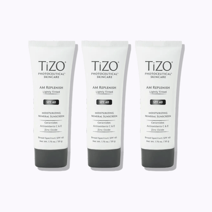 TiZO Photoceutical AM Replenish Lightly Tinted SPF 40 - DermStreet