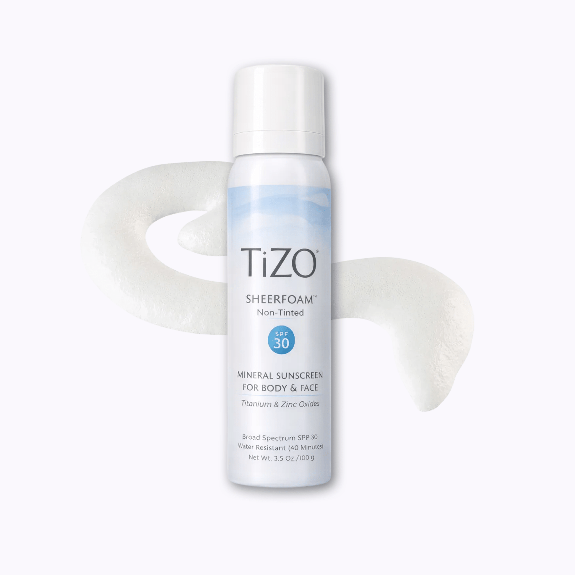 TiZO SheerFoam Non - Tinted SPF 30 - DermStreet