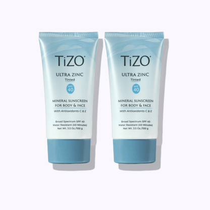 TiZO Ultra Zinc Mineral Sunscreen For Body & Face SPF 40 - Tinted - DermStreet