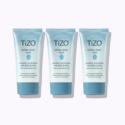 TiZO Ultra Zinc Mineral Sunscreen For Body & Face SPF 40 - Tinted - DermStreet
