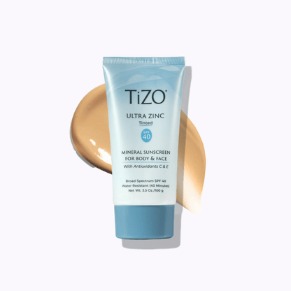 TiZO Ultra Zinc Mineral Sunscreen For Body & Face SPF 40 - Tinted - DermStreet