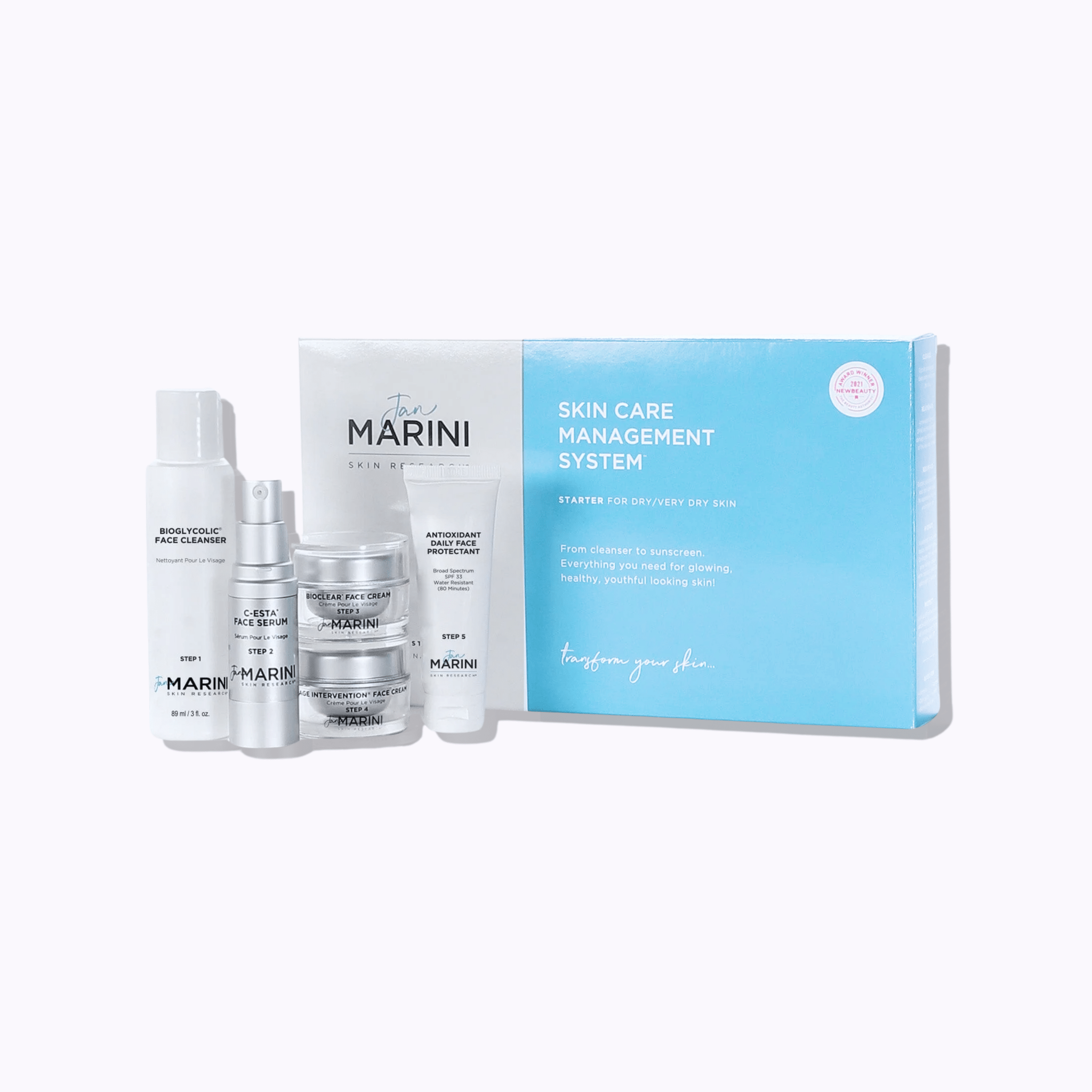 Jan Marini Starter Skin Care Management System Kit Dry / Very Dry - DermStreet