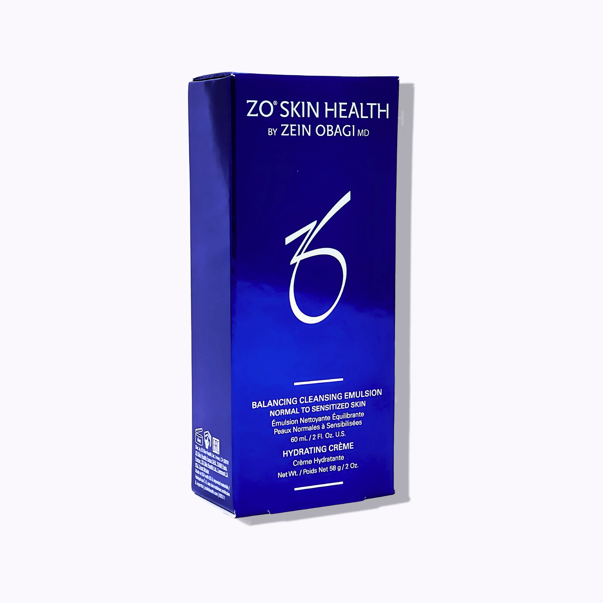 ZO Skin Health Balancing Cleansing Emulsion Normal to Sensitized Skin + Hydrating Creme - DermStreet