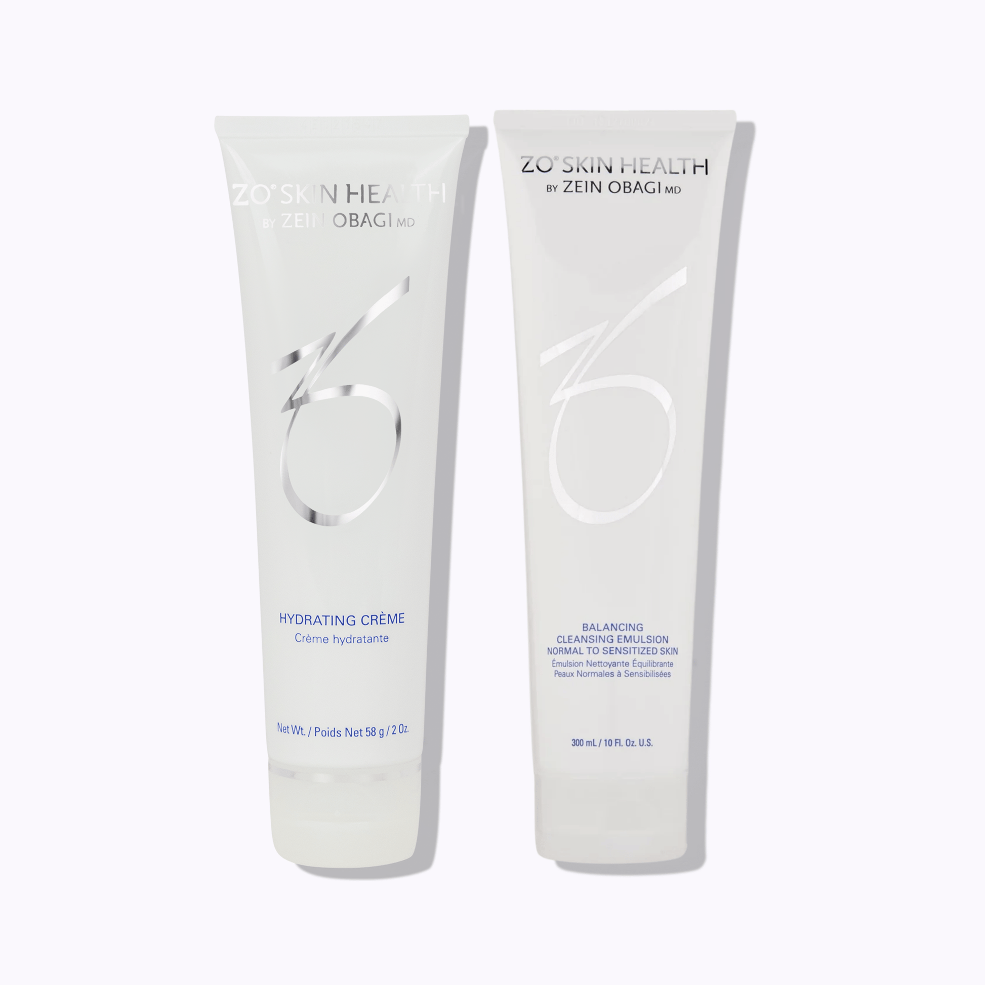 ZO Skin Health Balancing Cleansing Emulsion Normal to Sensitized Skin + Hydrating Creme - DermStreet