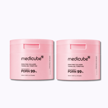 medicube PDRN Pink Collagen Toning Gel Toner Pad - DermStreet