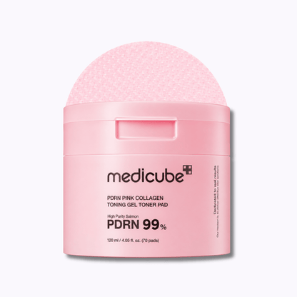 medicube PDRN Pink Collagen Toning Gel Toner Pad - DermStreet