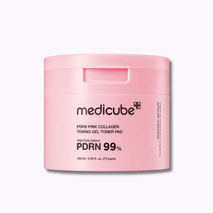 medicube PDRN Pink Collagen Toning Gel Toner Pad - DermStreet