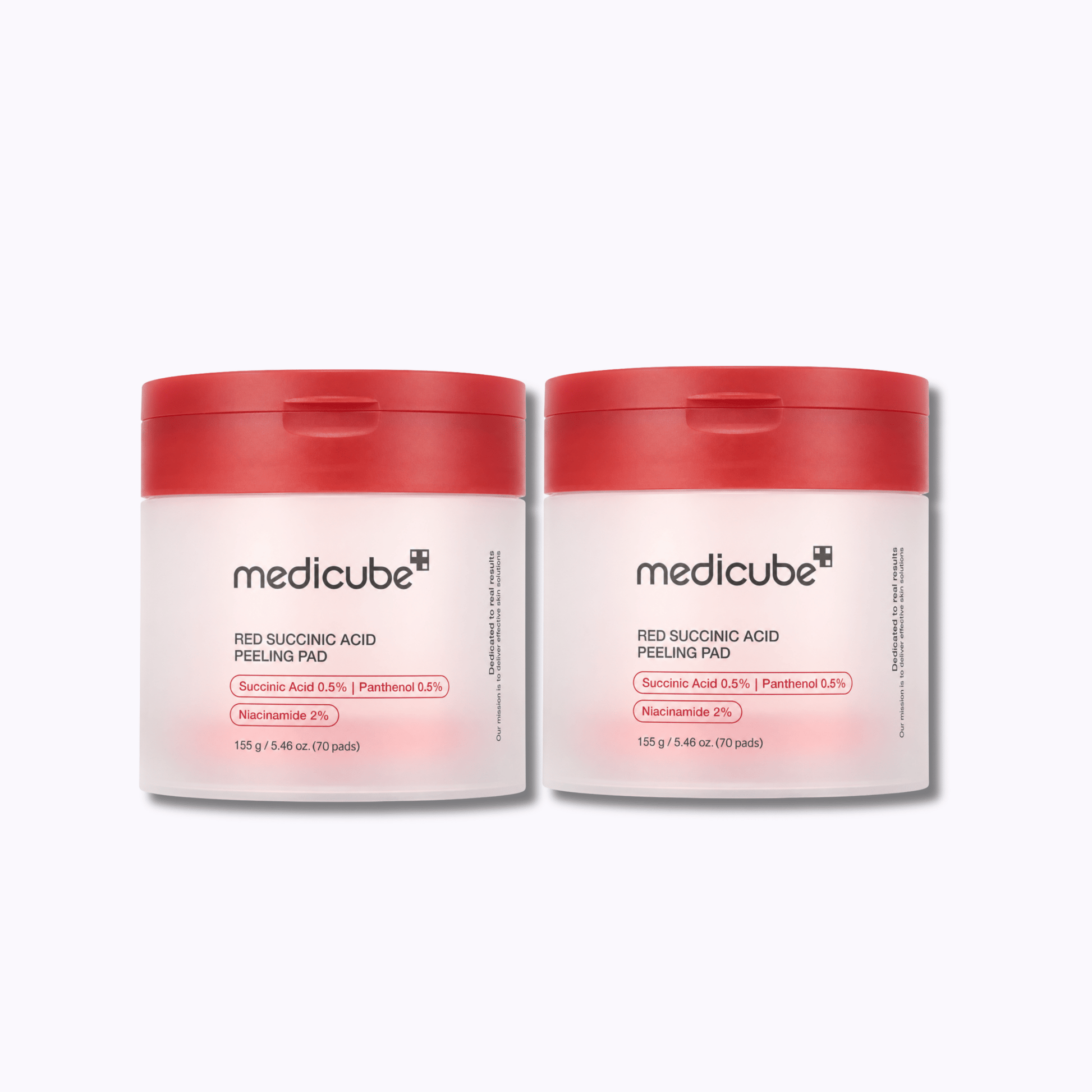 medicube Red Succinic Acid Peeling Pad - DermStreet